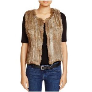 Luxurious Brown Rabbit Fur Vest